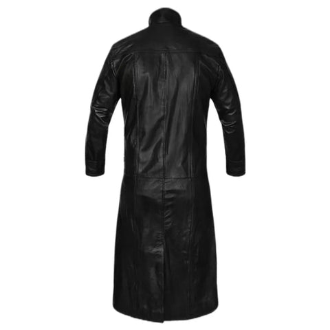 Nick Fury Black Trench Coat | Avengers Leather Coat