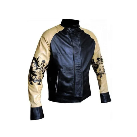 Kung Fury Jacket | David Hasselhoff Cobra Leather Jacket