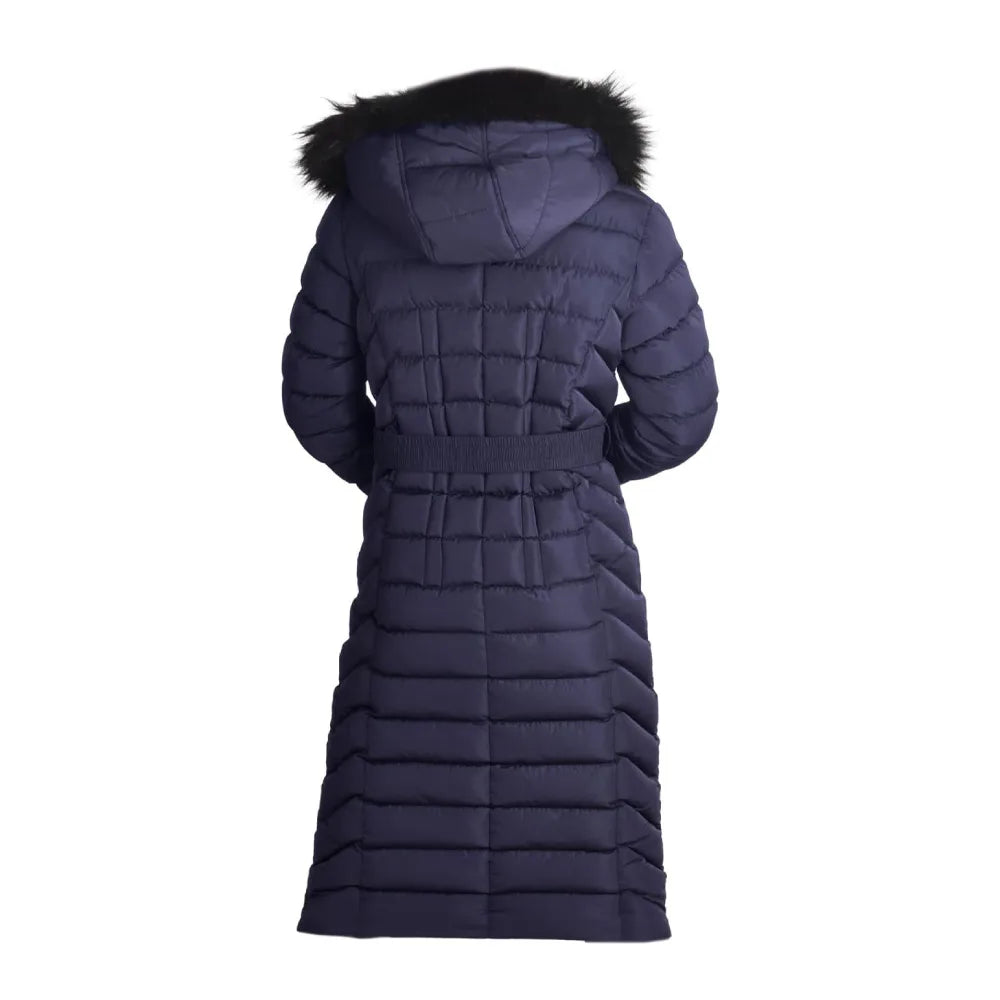 Women’s Spindle Puffer Parka Coat With Fur Hood