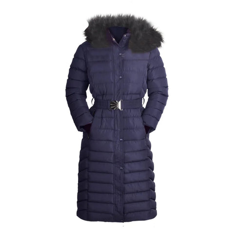 Women’s Spindle Puffer Parka Coat With Fur Hood