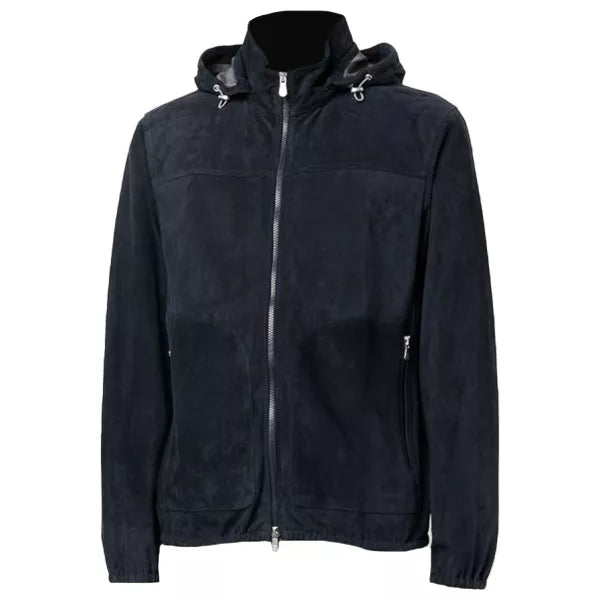 navy suede jacket