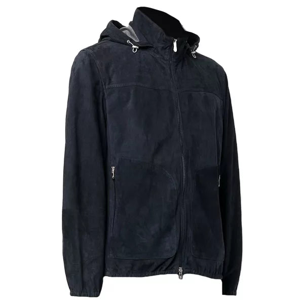 navy suede jacket