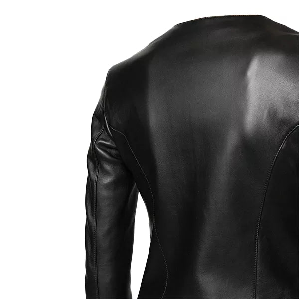Ladies Leather Jacket Black