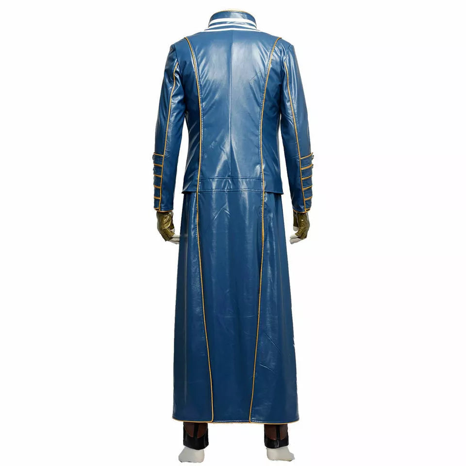 Devil May Cry 3 Vergil Cosplay Costume Men Outfit Halloween Custom Made Devil