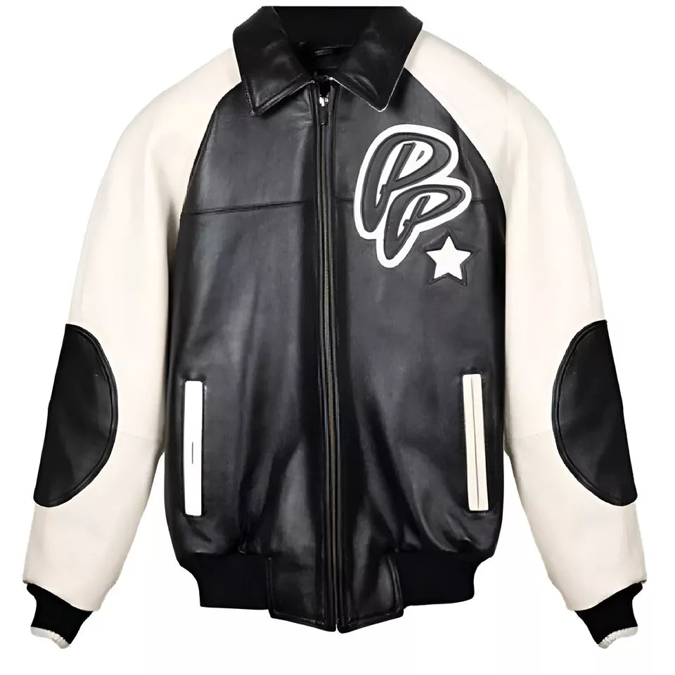 Men's Pelle Pelle Black Classic Soda Club Genuine Cowhide Leather Biker Jacket