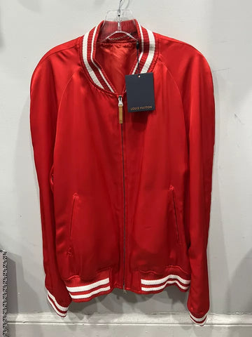 Red Bomber Varsity Jacket Japan Release Size 52