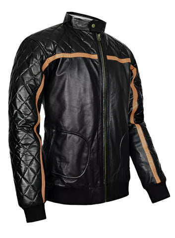 Battlefield Hardline Leather Jacket Celebrity Style 100% Genuine Lambskin Black