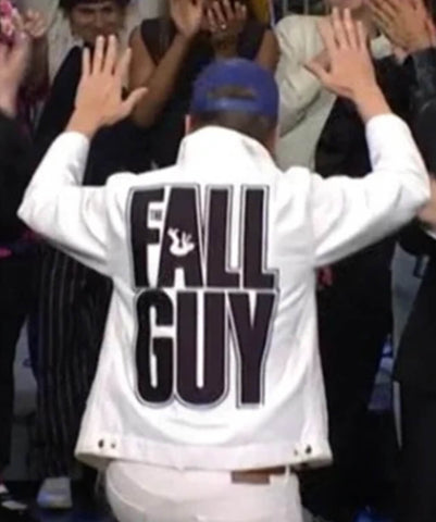 Ryan Gosling The Fall Guy White Leather SNL Jacket