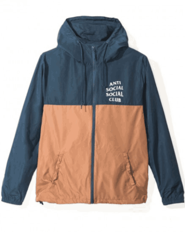 Social Social Club Naruto Blue and Brown Jacket