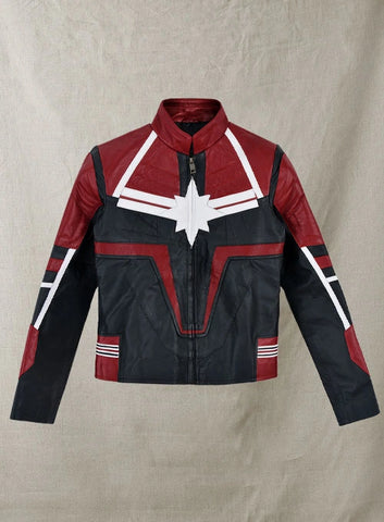 captain marvel leather jacket

