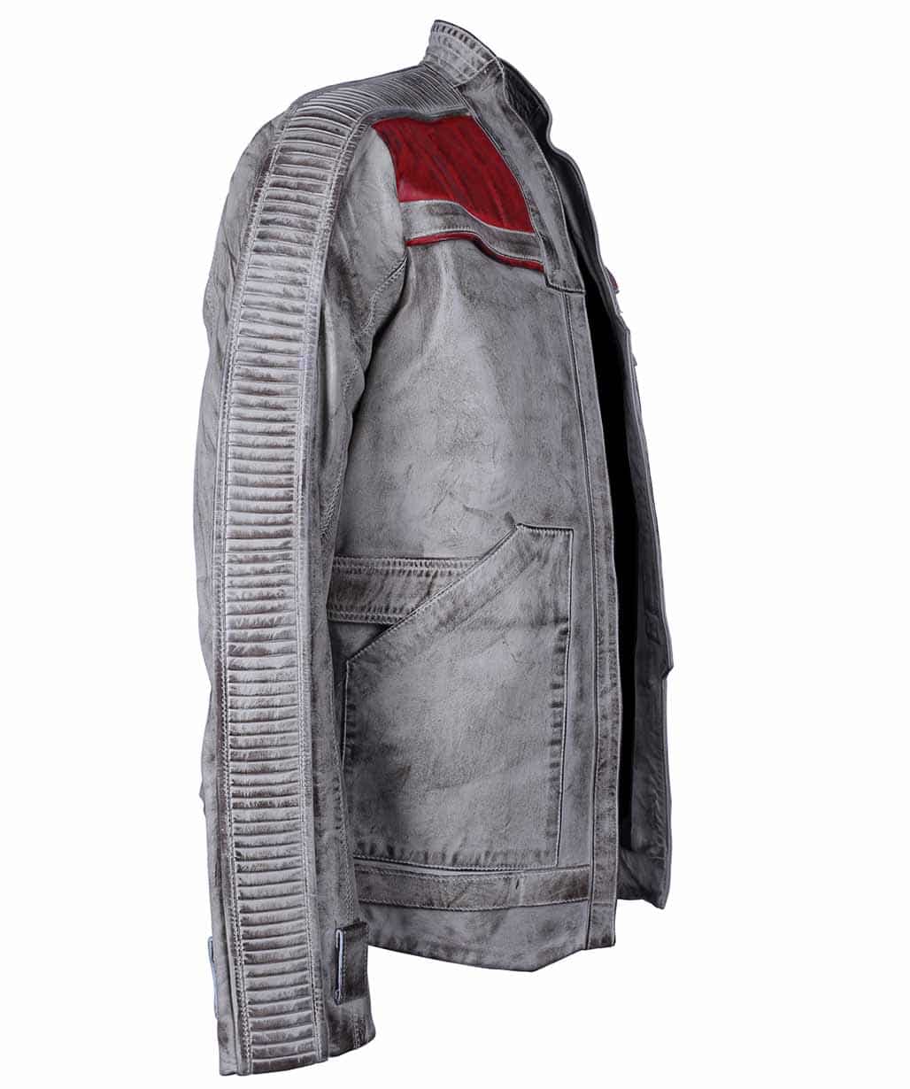 Star Wars The Force Awakens Finn Leather Jacket