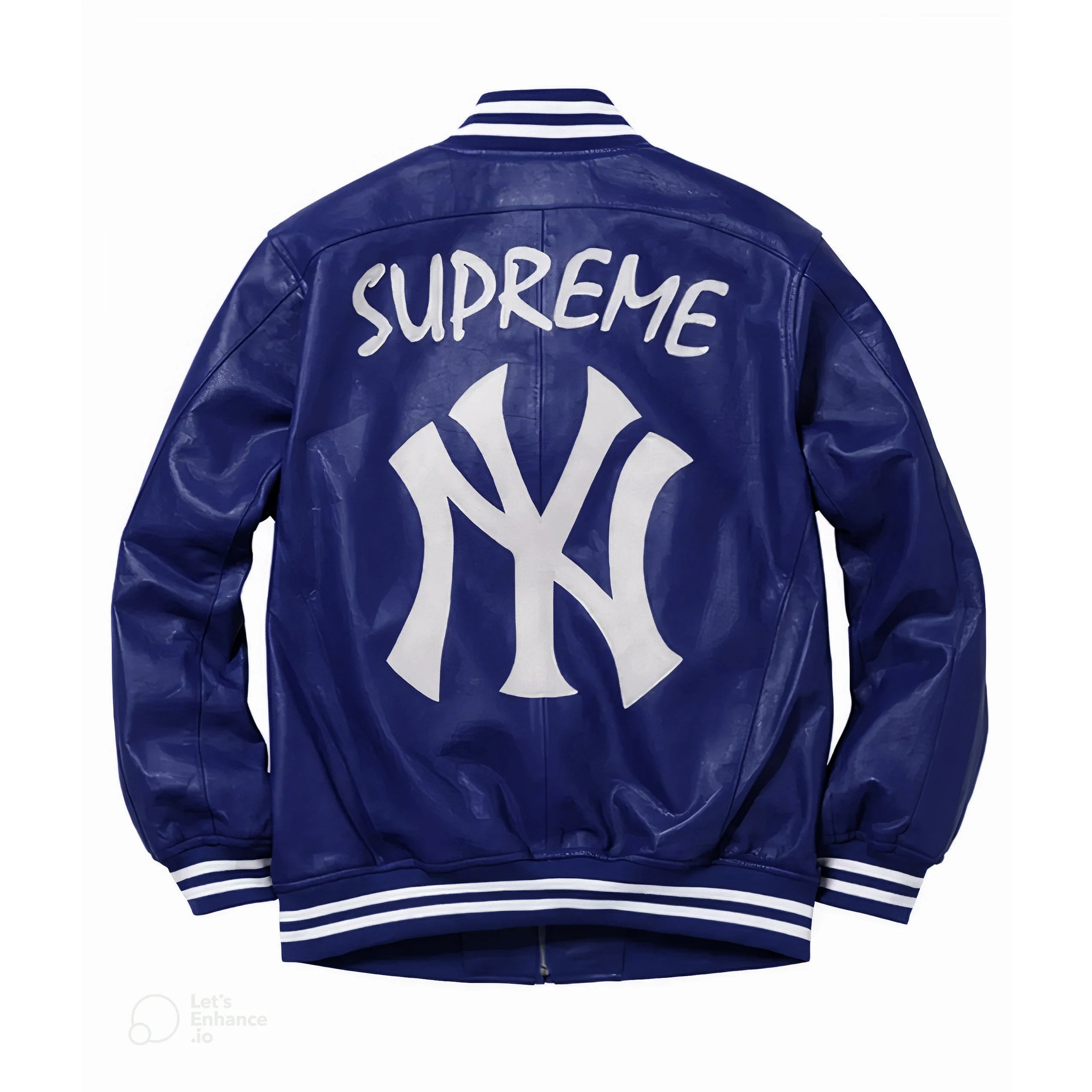 New York Varsity Jacket | Baseball Blue Bomber Jacket