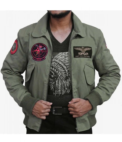 Tom Cruise Top Gun 2 Bomber Jacket | Maverick cotton jacket