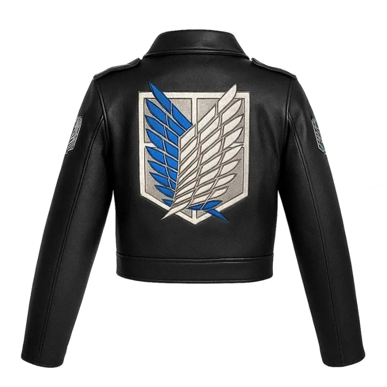 Attack on Titan Jacket – Real Leather Cosplay Scout Jacket – Falcon Jackets