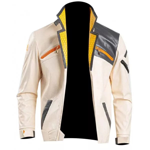 Valorant Phoenix Fiery Leather Jacket