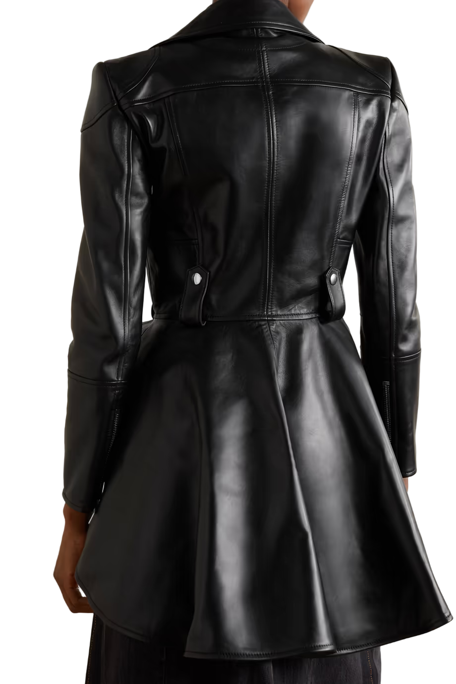 Peplum Jacket in Black