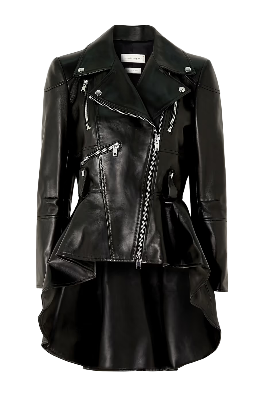 Peplum Jacket in Black