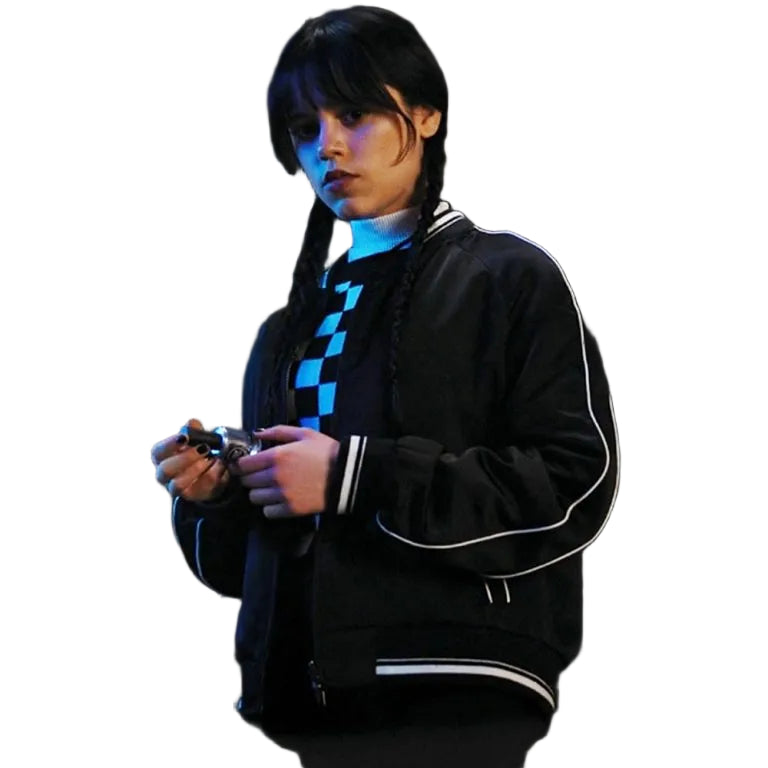 Wednesday Addams Bomber Jacket