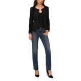 Womens Black Suede Jacket