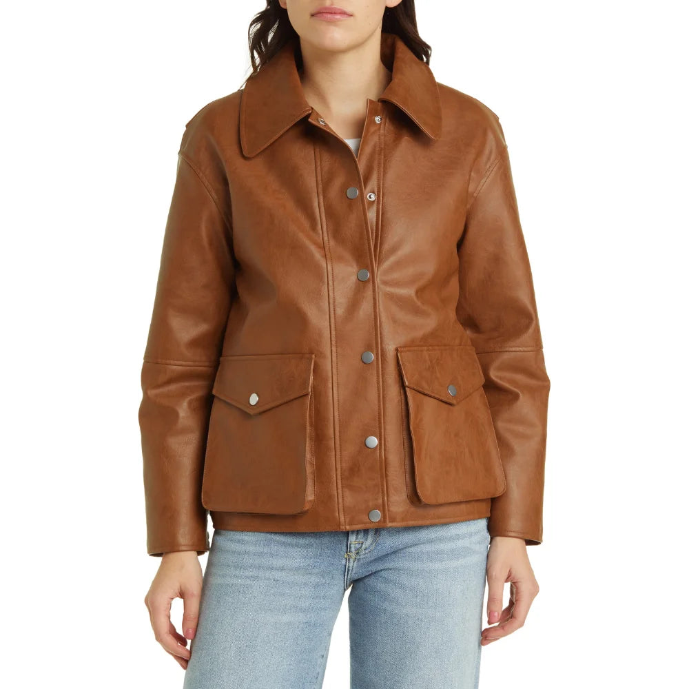 womens-brown-leather-jacket