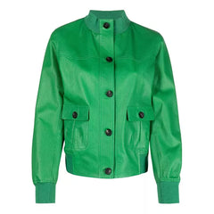 womens-green-leather-jacket-with-buttons